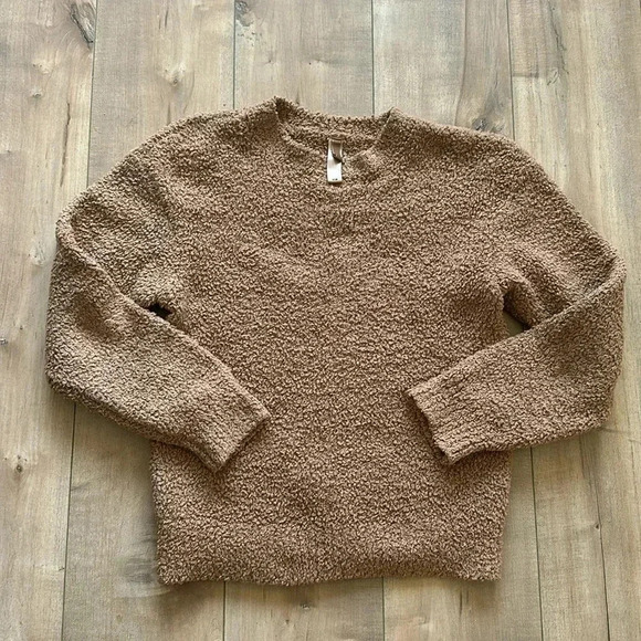 Skims Cozy Teddy Pullover Sweater Kids Unisex Sz 8/10 - Picture 1 of 4